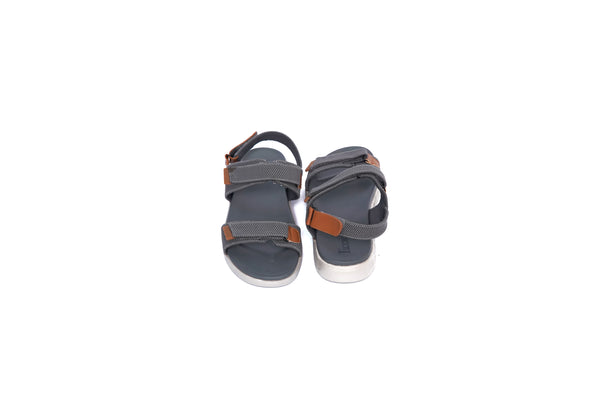 Stylish Grey Adjustable Strap Sandals